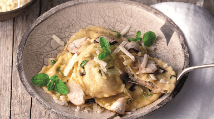 Pilzfüllung für Ravioli