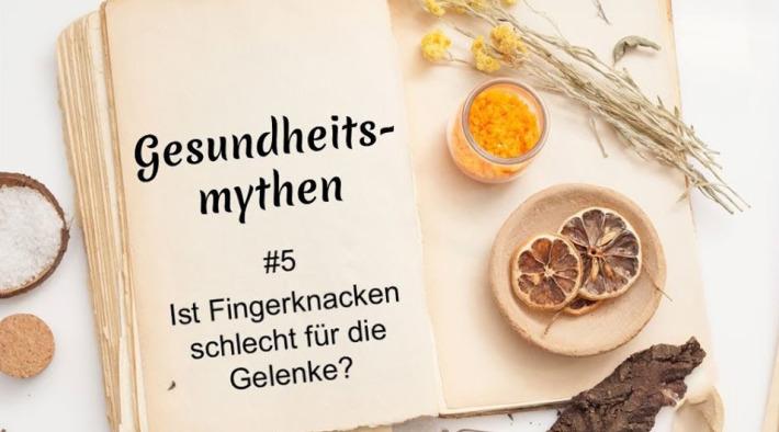 Ist Fingerknacken schlecht für die Gelenke?